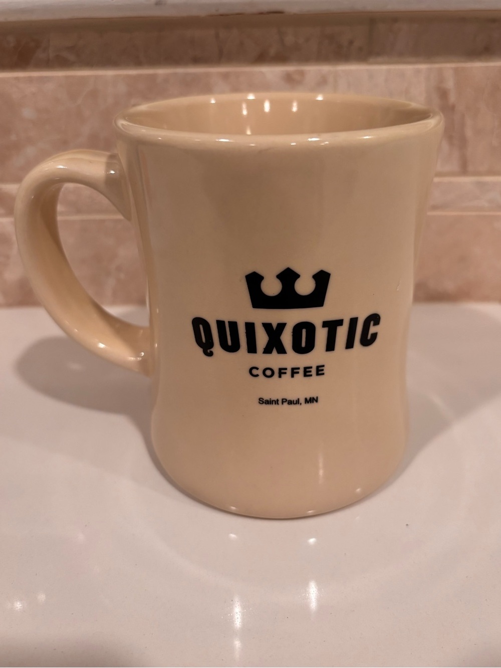 Oversized Diner Mug Quixotic Coffee St Paul MN 16 oz